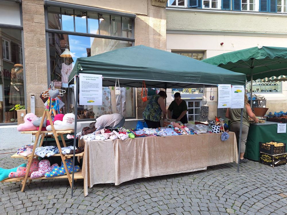 Teilnahme am Grünen Markt in Tübingen am 27.06.2025