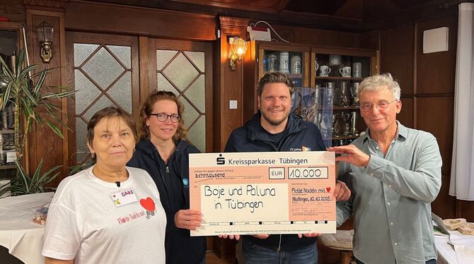 Spendenübergabe am 10.10.2025 an PALUNA und BOJE