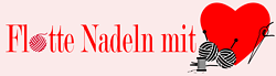 Flotte Nadeln mit Herz