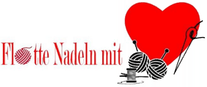 Flotte Nadeln mit Herz